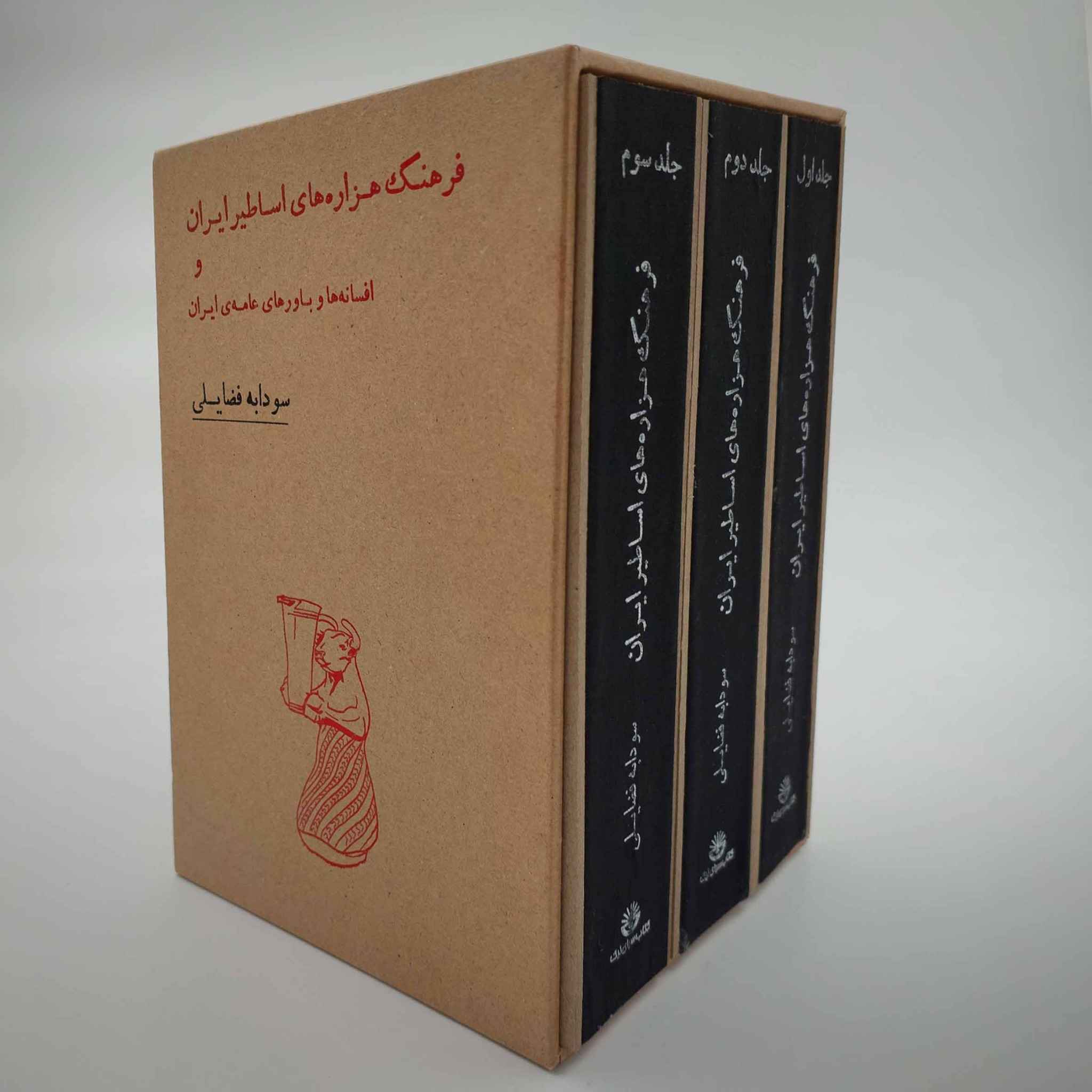 1b15443428b9443abdeaec9efe2ee89d.jpg The Millennium Culture of Iranian Myths, Legends, and Popular Beliefs (3 Volumes with Frame) - Image 1